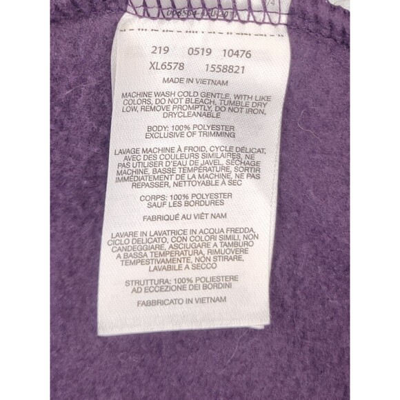 Columbia Benton Springs Jacket Womens SM Purple Fleece Full-Zip Warm Workout - Picture 10 of 10